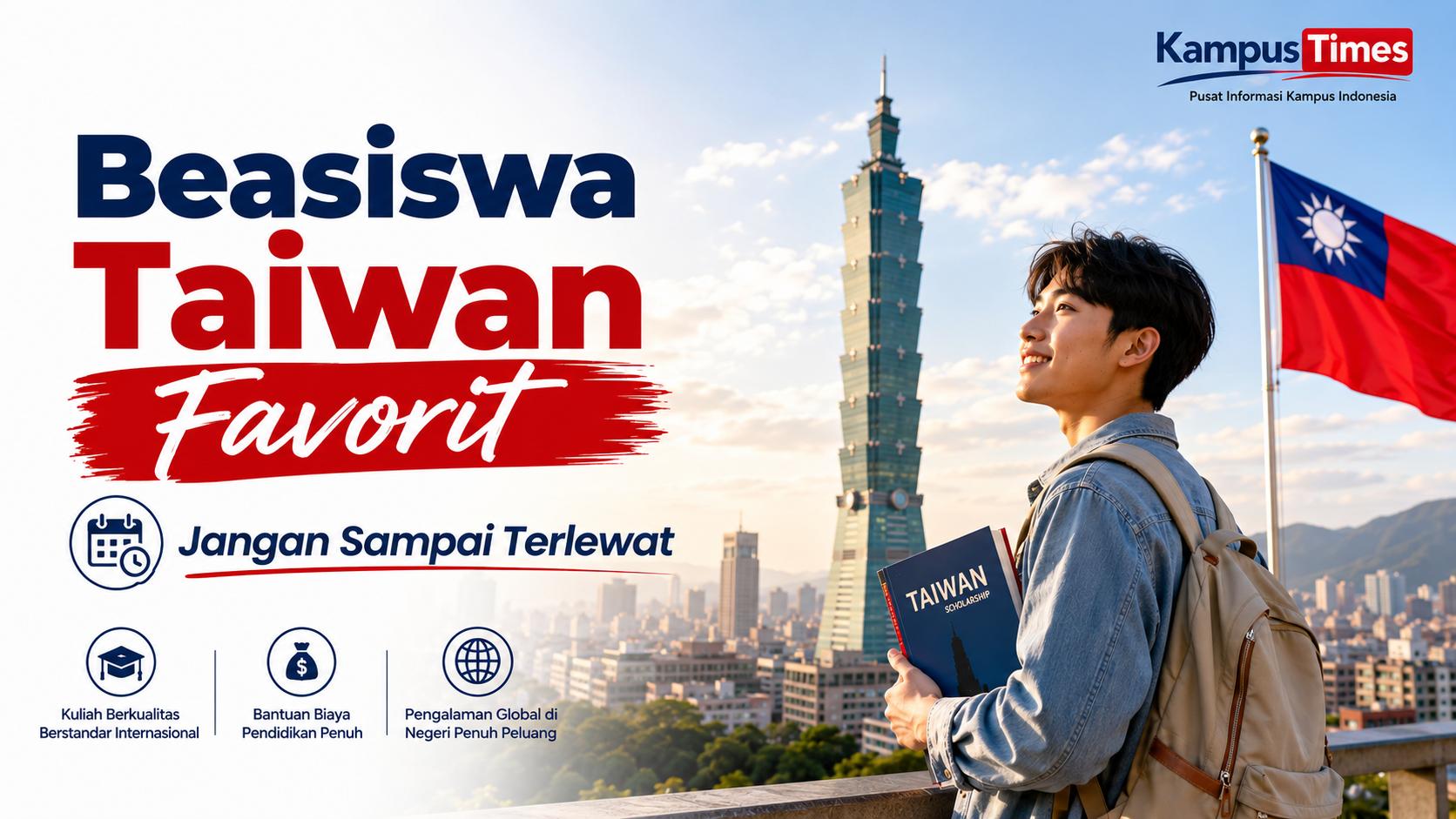 Beasiswa ke Taiwan yang Banyak Dicari, Ini Daftar Program Favorit dan Cara Meningkatkan Peluang Lolos