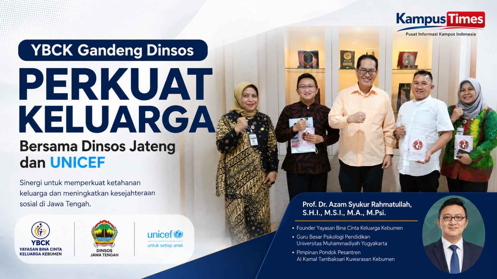 YBCK Gandeng Dinsos Jateng dan UNICEF Perkuat Ketahanan Keluarga dan Perlindungan Anak