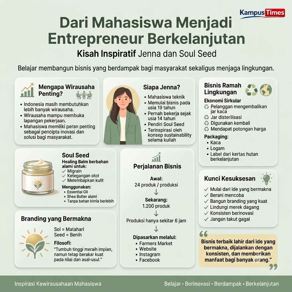 Mahasiswa yang Memulai Bisnis Sejak Usia 19 Tahun