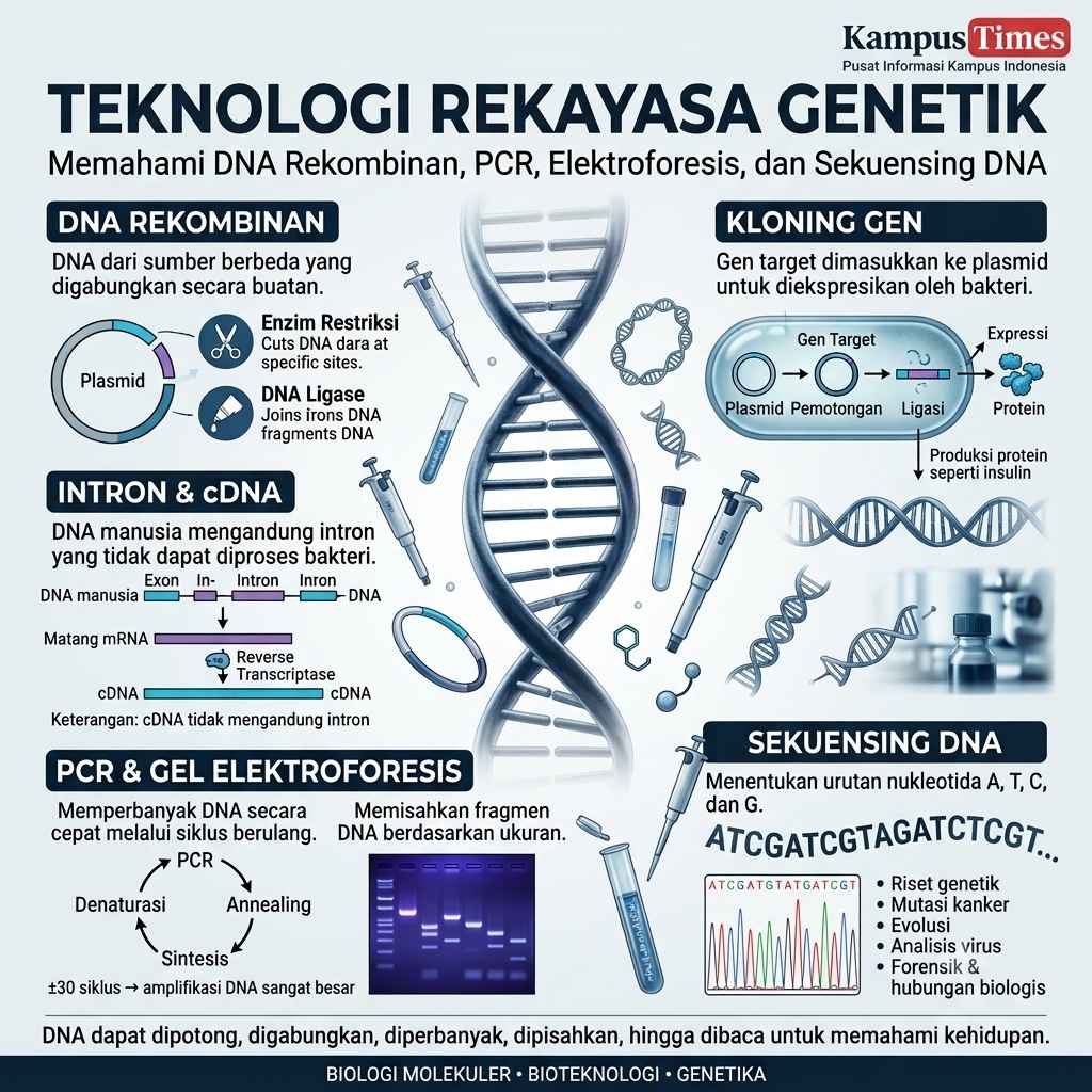 Mengenal DNA Rekombinan dan Enzim Utamanya